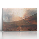 Historical Romanticism Canvas: Vesuvius in Eruption