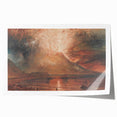 Historical Romanticism Canvas: Vesuvius in Eruption