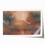 Historical Romanticism Canvas: Vesuvius in Eruption