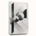 Dining Room Wall Decor - Geometric Black and White Art