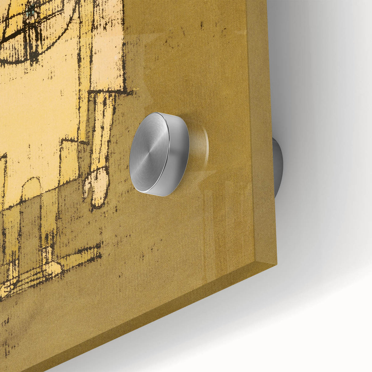 Ghost of a Genius - Abstract Modern Wall Art in Earthy Tones