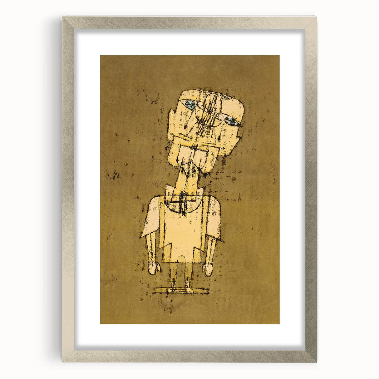Ghost of a Genius - Abstract Modern Wall Art in Earthy Tones