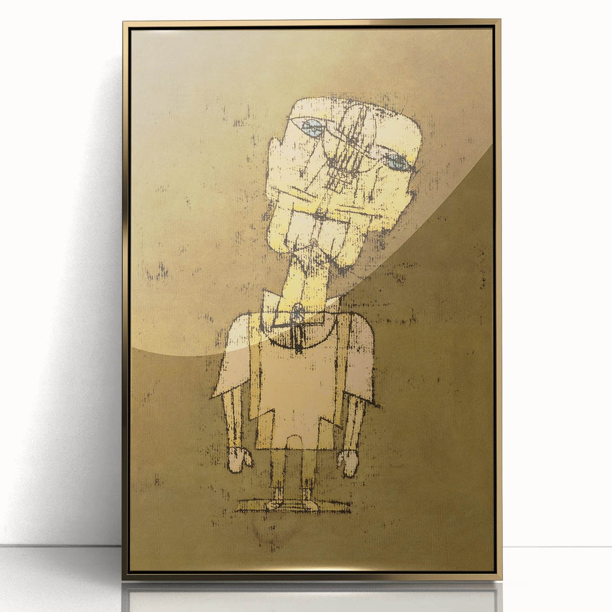 Ghost of a Genius - Abstract Modern Wall Art in Earthy Tones