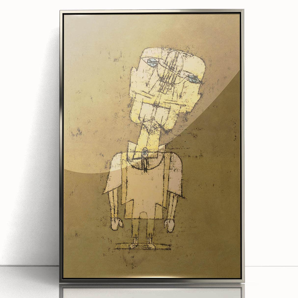 Ghost of a Genius - Abstract Modern Wall Art in Earthy Tones
