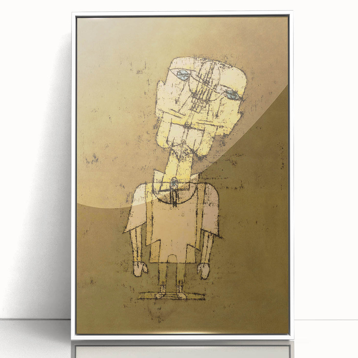 Ghost of a Genius - Abstract Modern Wall Art in Earthy Tones
