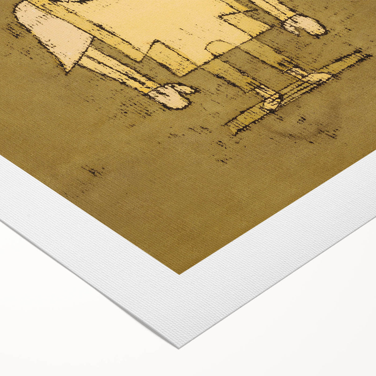 Ghost of a Genius - Abstract Modern Wall Art in Earthy Tones