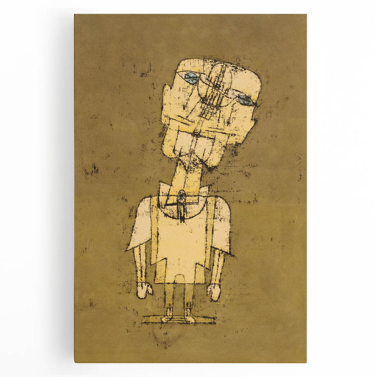 Ghost of a Genius - Abstract Modern Wall Art in Earthy Tones