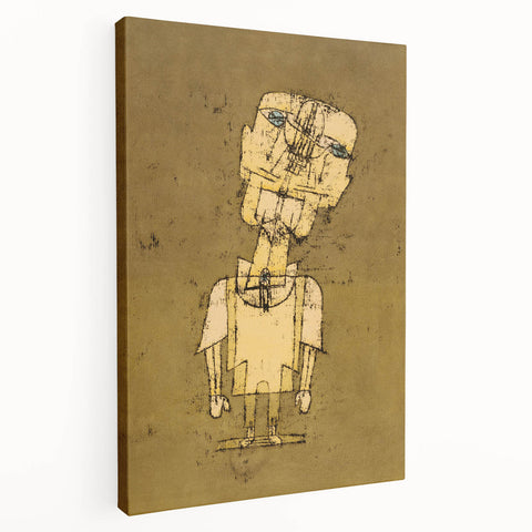 Ghost of a Genius - Abstract Modern Wall Art in Earthy Tones