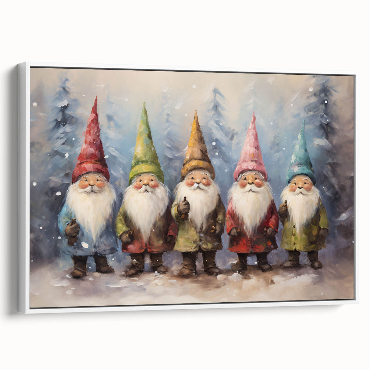 Whimsical Christmas Gnomes – Festive Christmas Wall Hangings