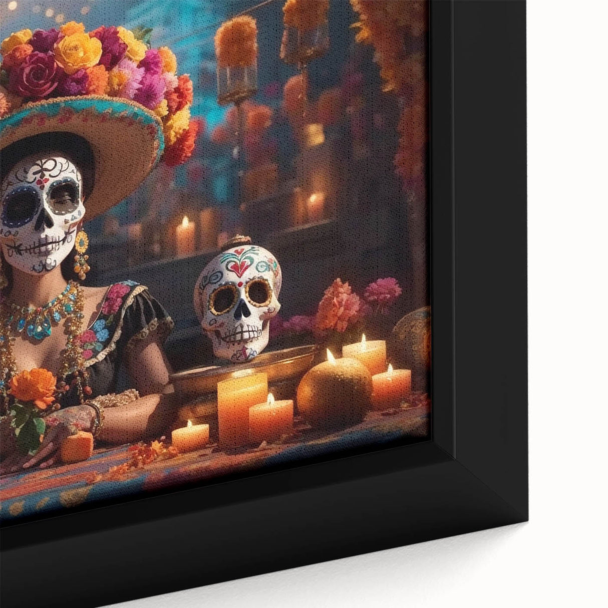 Festive Catrina Altar – Día de los Muertos Art Prints