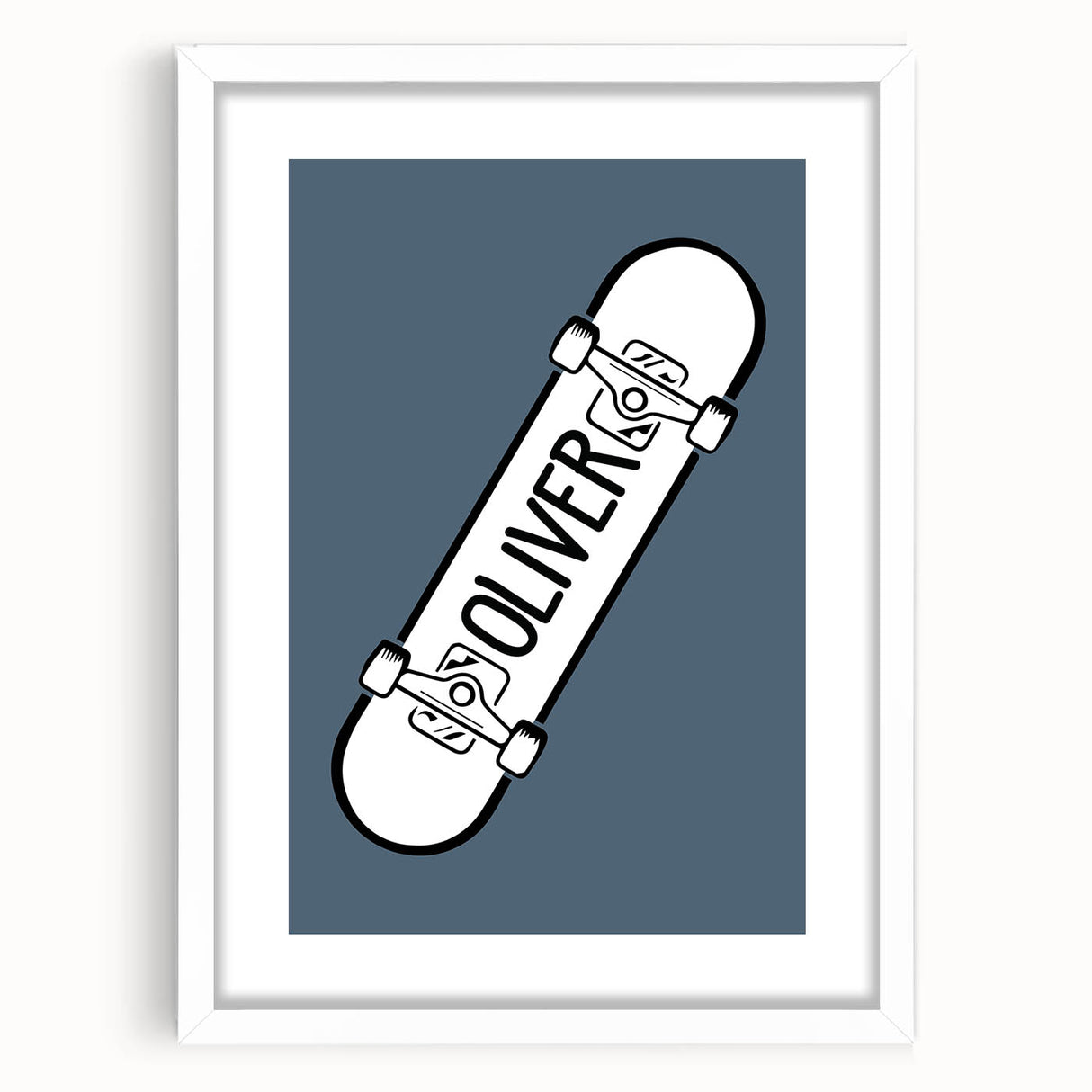 Personalized Skateboard - Boys Room Wall Art Kids Decor