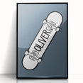 Personalized Skateboard - Boys Room Wall Art Kids Decor