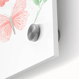 Butterfly and Floral Girls Room Wall Art – Nursery Print