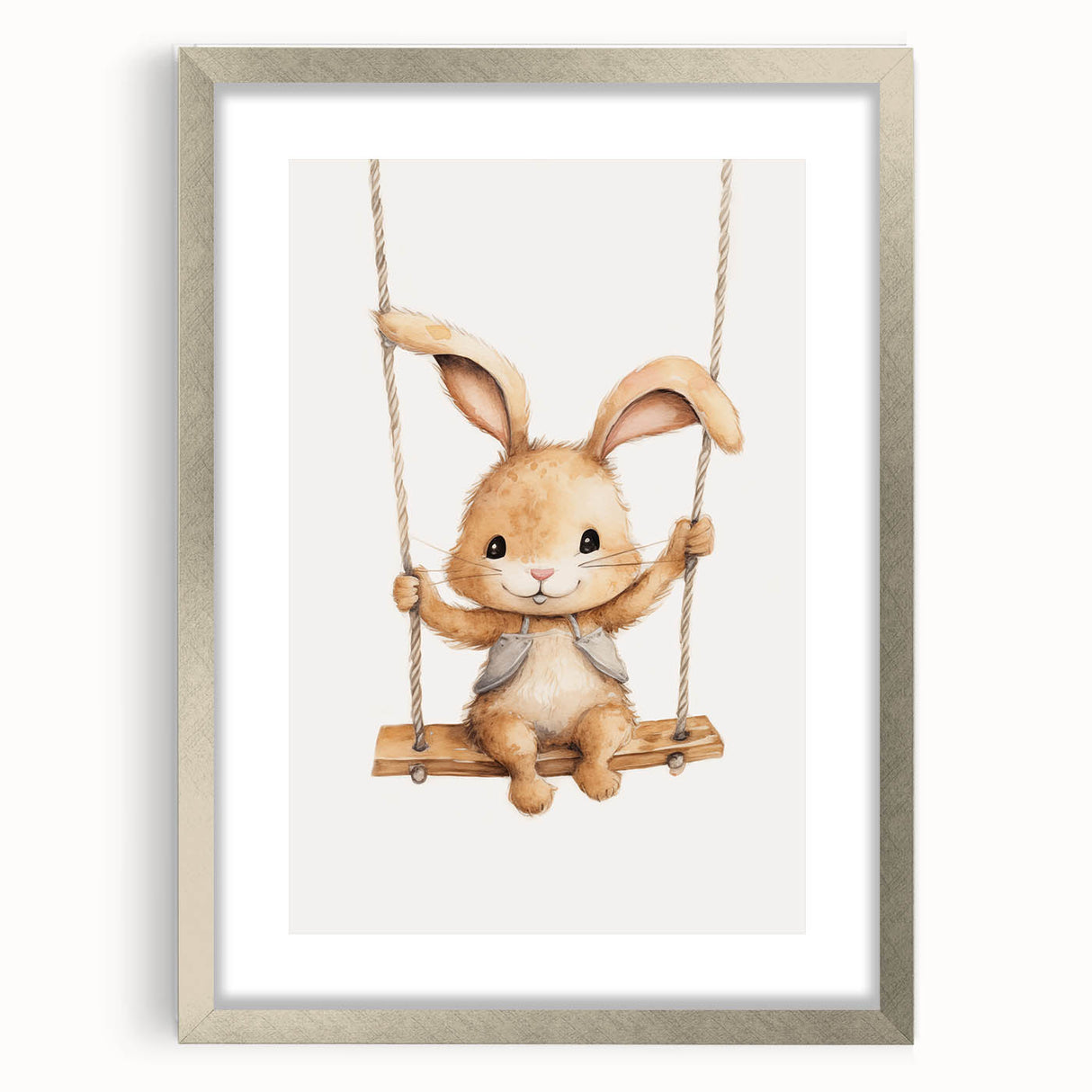 Cute Bunny Nursery Wall Art – Baby Room Decor & Kids Room Prints
