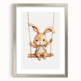 Cute Bunny Nursery Wall Art – Baby Room Decor & Kids Room Prints