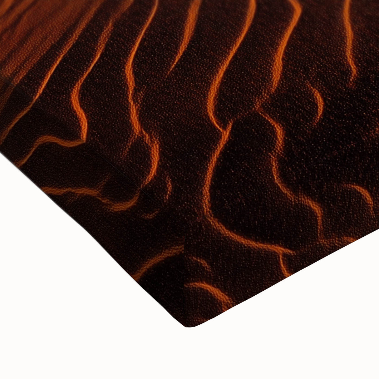 Close-up of a stretched canvas art piece depicting serene sand dunes in soft beige and golden hues, ideal for modern home decor and enhancing interior aesthetics.