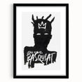 Modern Pop Art Wall Art - Bold Black and White Canvas Print