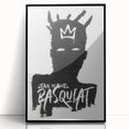 Modern Pop Art Wall Art - Bold Black and White Canvas Print