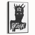 Modern Pop Art Wall Art - Bold Black and White Canvas Print