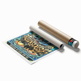 Aerosmith 50th Anniversary Poster – Retro Rock Wall Art