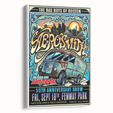 Aerosmith 50th Anniversary Poster – Retro Rock Wall Art