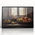 Rustic Fruit Basket - Vintage-Inspired Kitchen Wall Art