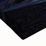 Large art of an Egyptian landscape in black and white on stretched canvas, ideal for bedroom wall decor.