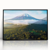 Large abstract wall art depicting a Tanzanian landscape in muted earth tones on a framed acrylic.