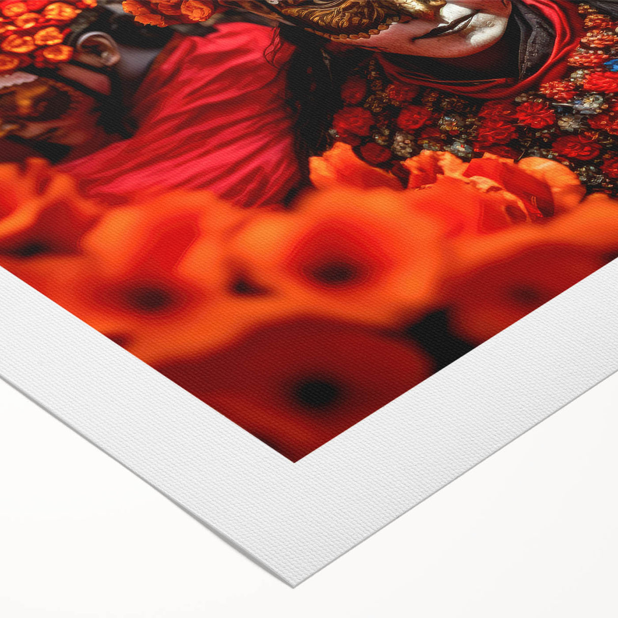 Art deco poster depicting a serene Bhutanese landscape in soft earth tones on rolled canvas, suitable for dining room decor.