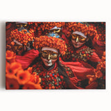 Black and white photograph of Bhutanese landscape on stretched canvas, ideal for kitchen wall art.