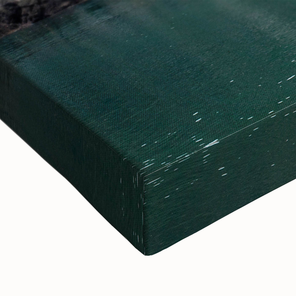 Large art featuring a black and white landscape painting of Vietnam on stretched canvas, ideal for bedroom wall decor.