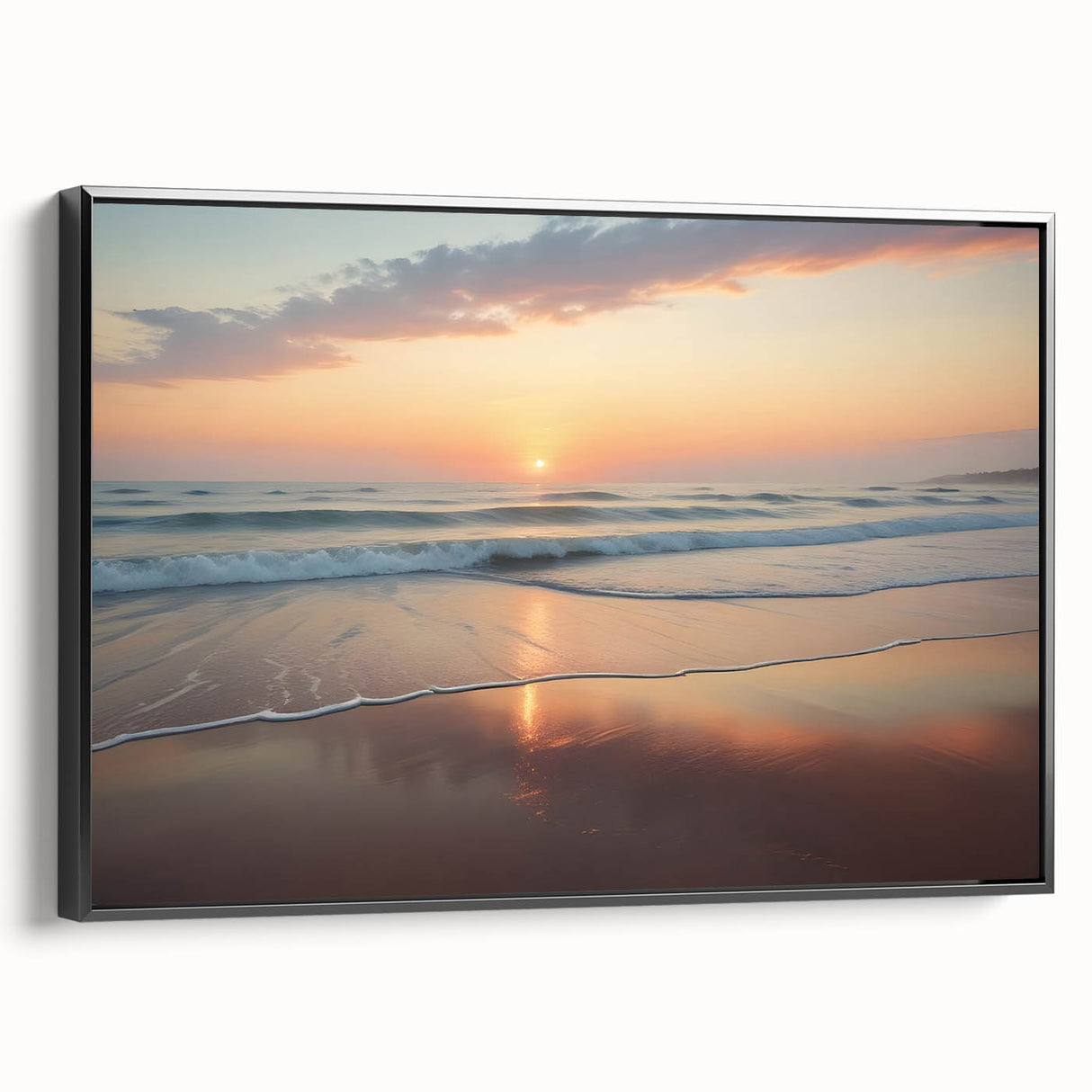 Black and white vintage poster art of a Cuban landscape on framed canvas, ideal for bedroom decor.