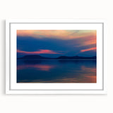 Textured abstract art print of a European Hungarian landscape in muted earth tones, framed with a white mat.