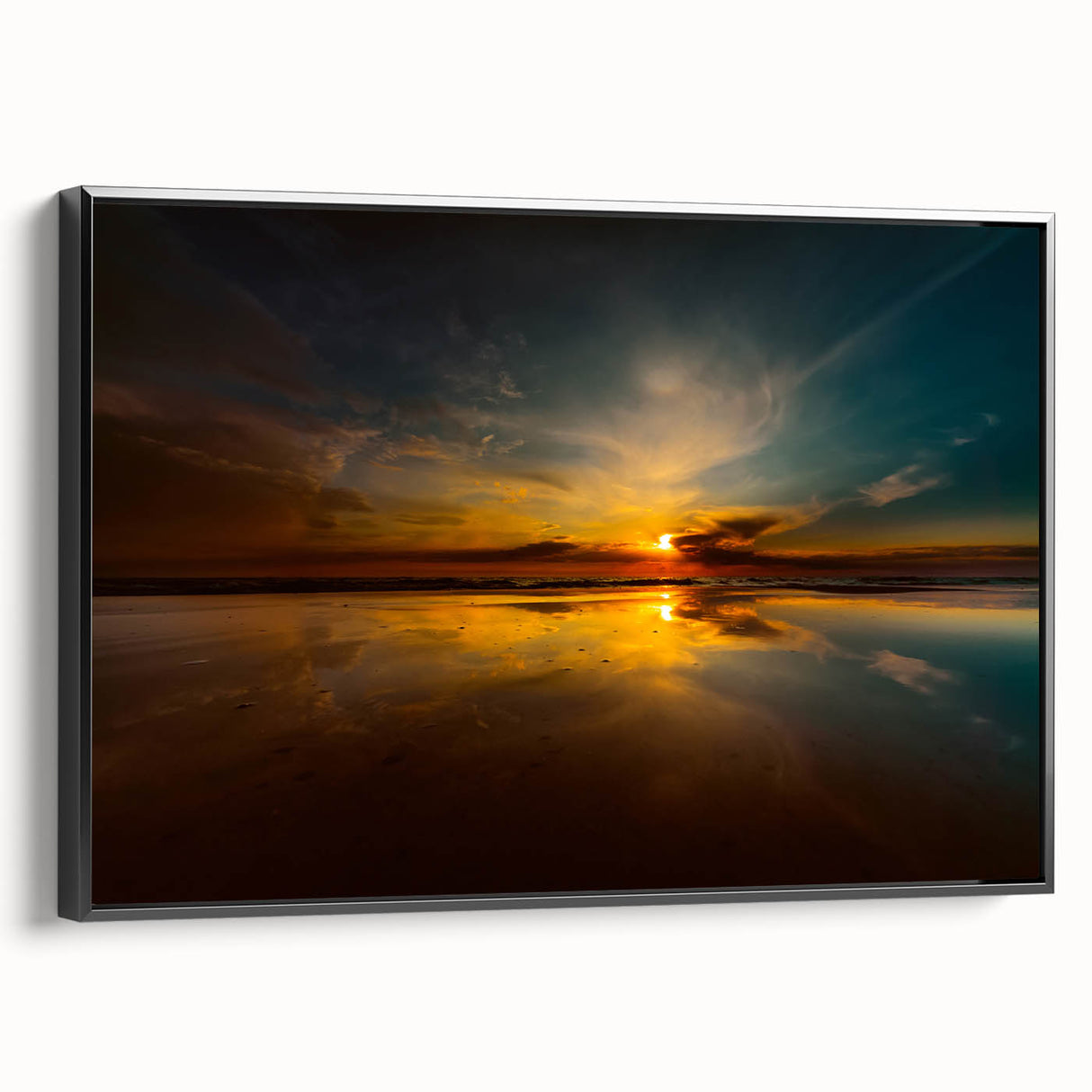 Black and white vintage poster art of a Lithuanian landscape on framed canvas, ideal for bedroom wall decor.