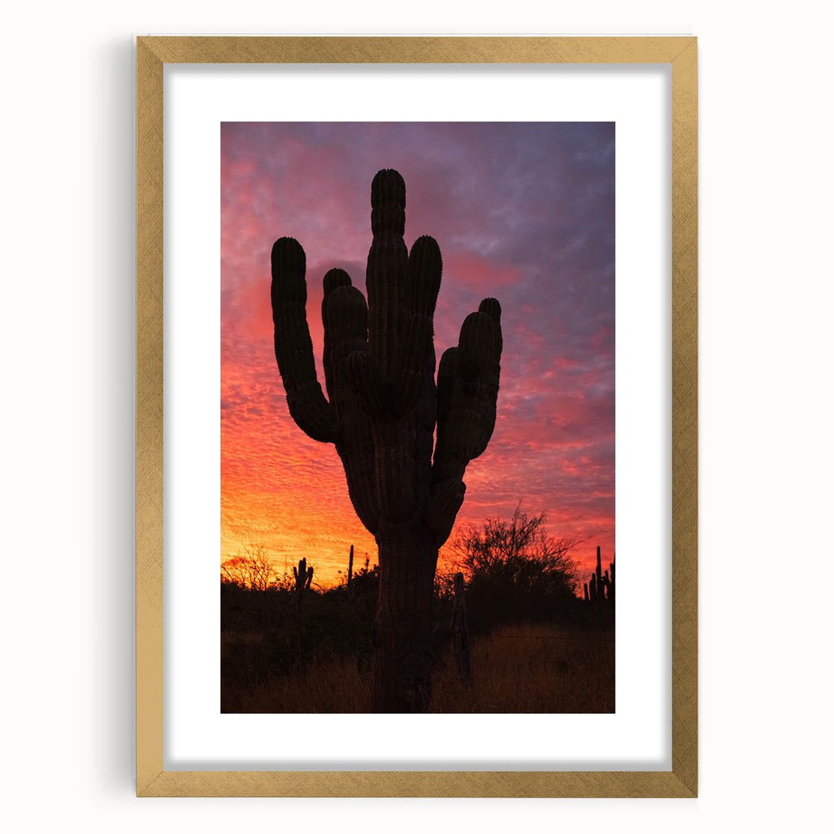 Abstract art print of Baja California scenery in muted earth tones on a textured, framed canvas, ideal for living room decor.