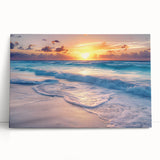 Black and white photograph of Cancun scenery on large stretched canvas, suitable as kitchen wall art or for bedroom ambiance.