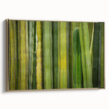 Framed canvas featuring a vintage-style landscape painting of Oaxaca, Mexico with muted earth tones.