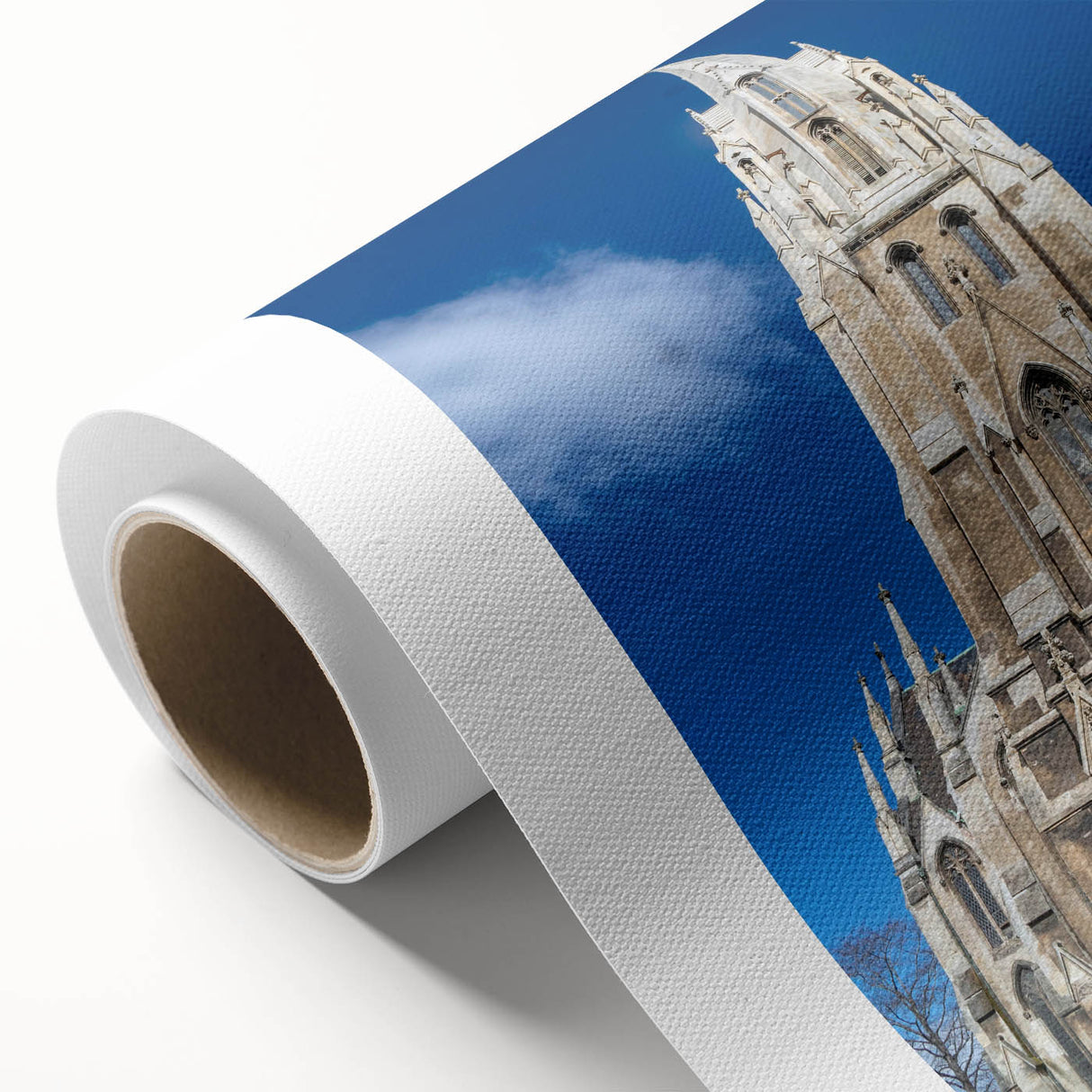 Art deco poster of Otago, New Zealand scenery in pastel shades on rolled canvas, ideal for nursery wall art.