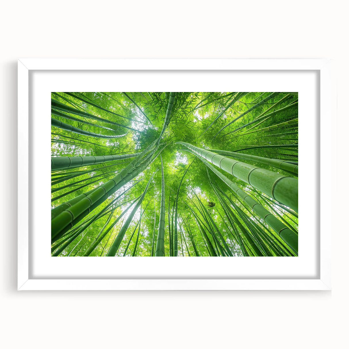 Abstract art print of a vibrant Maui landscape in pastel shades on a framed white mat, ideal for dining room decor.