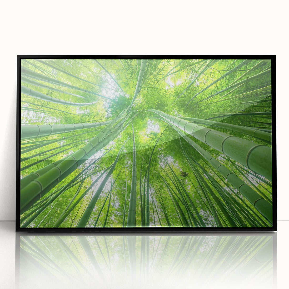 Large abstract wall art depicting a vibrant Maui coastline scene on a framed acrylic, ideal for modern living room decor.