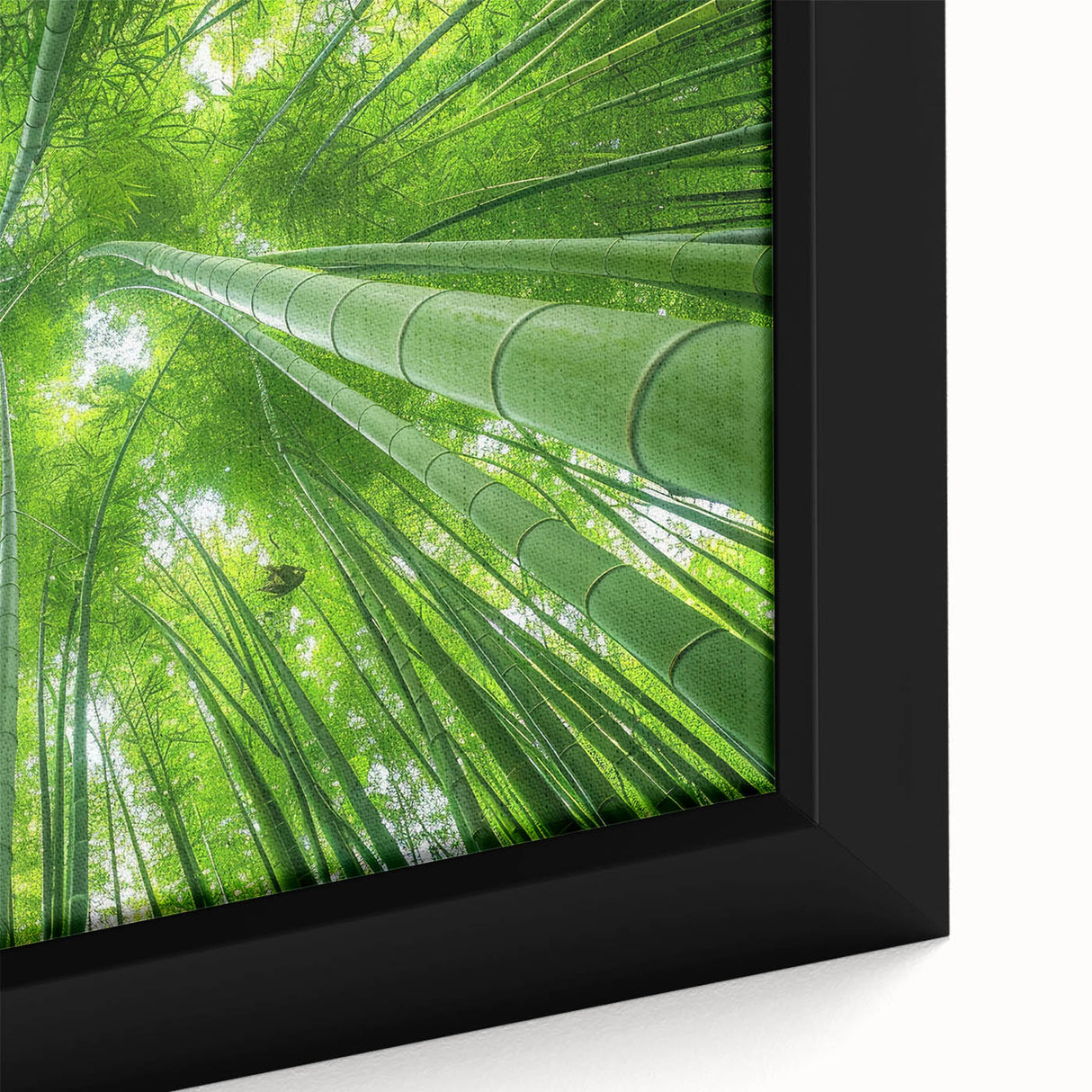Extra large black wall art depicting a textured Maui scenery with vibrant colors on framed canvas.