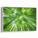 Vintage poster art of Maui scenery in vibrant colors on a white-framed canvas, ideal for living room decor.
