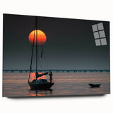 Large abstract wall art of Louisiana scenery in muted earth tones on acrylic glass, ideal for bedroom or dining room decor.