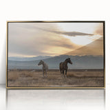 Large art print of a serene Montana landscape in muted earth tones on a framed acrylic, ideal for modern art wall decor.