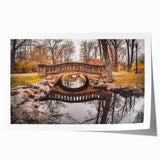 Extra large rolled print of New Jersey scenery with vibrant green and floral elements.