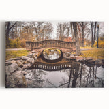 Black and white photo of New Jersey scenery on stretched canvas, ideal for kitchen wall art.