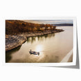 Oklahoma landscape art on rolled print featuring soft pastel shades, ideal for dining room wall decor.