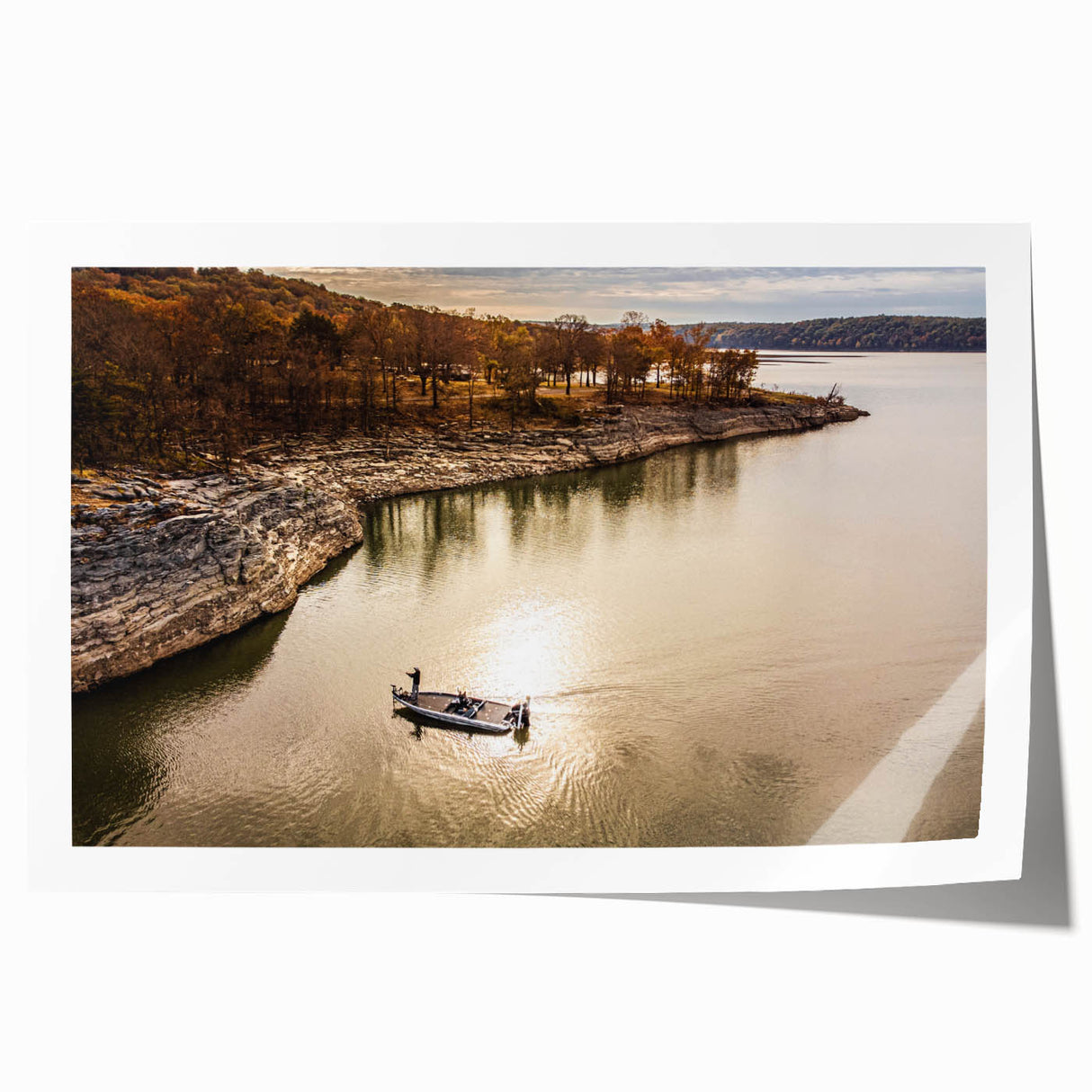 Oklahoma landscape art on rolled print featuring soft pastel shades, ideal for dining room wall decor.