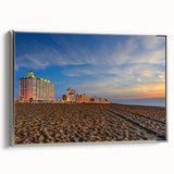 Framed canvas depicting a vintage-style Virginia landscape in colorful art tones, ideal for enhancing a living room ambiance.