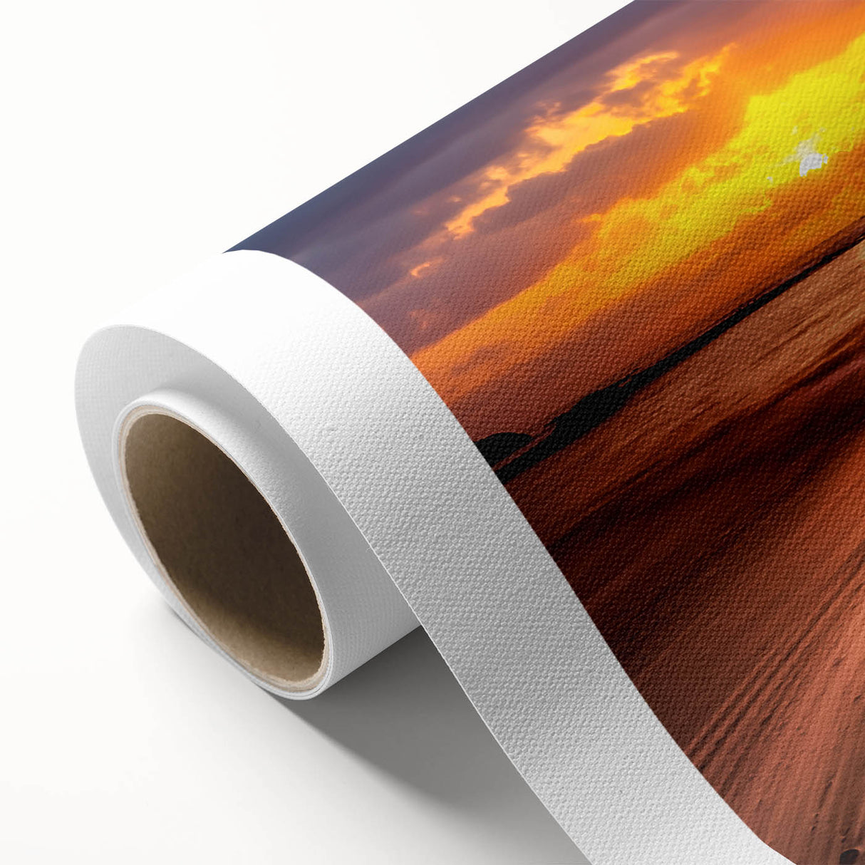 Art Deco style poster of Seattle skyline in pastel shades on rolled canvas, ideal for nursery wall art.
